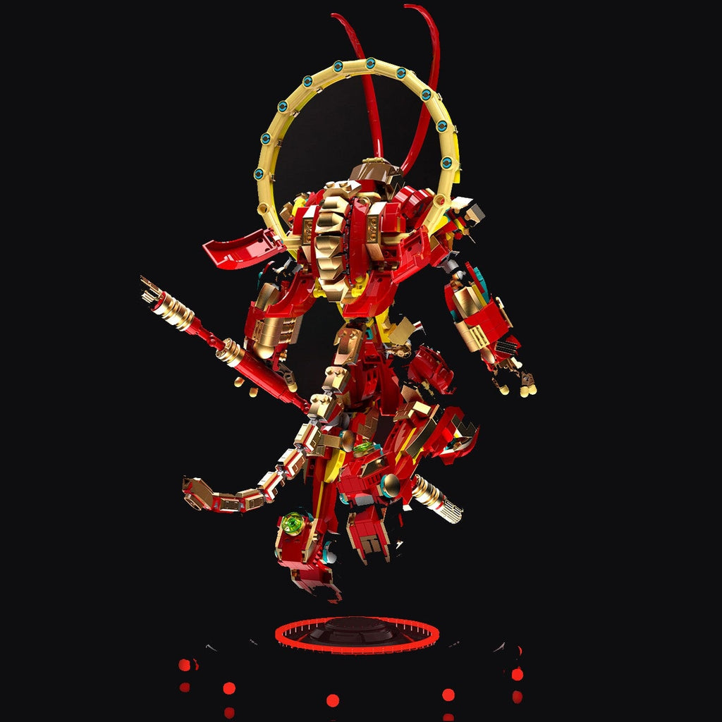 kawaiies-softtoys-plushies-kawaii-plush-The Great Monkey King Collection Royal Ruby Sun Wukong Building Blocks | NEW Build it 