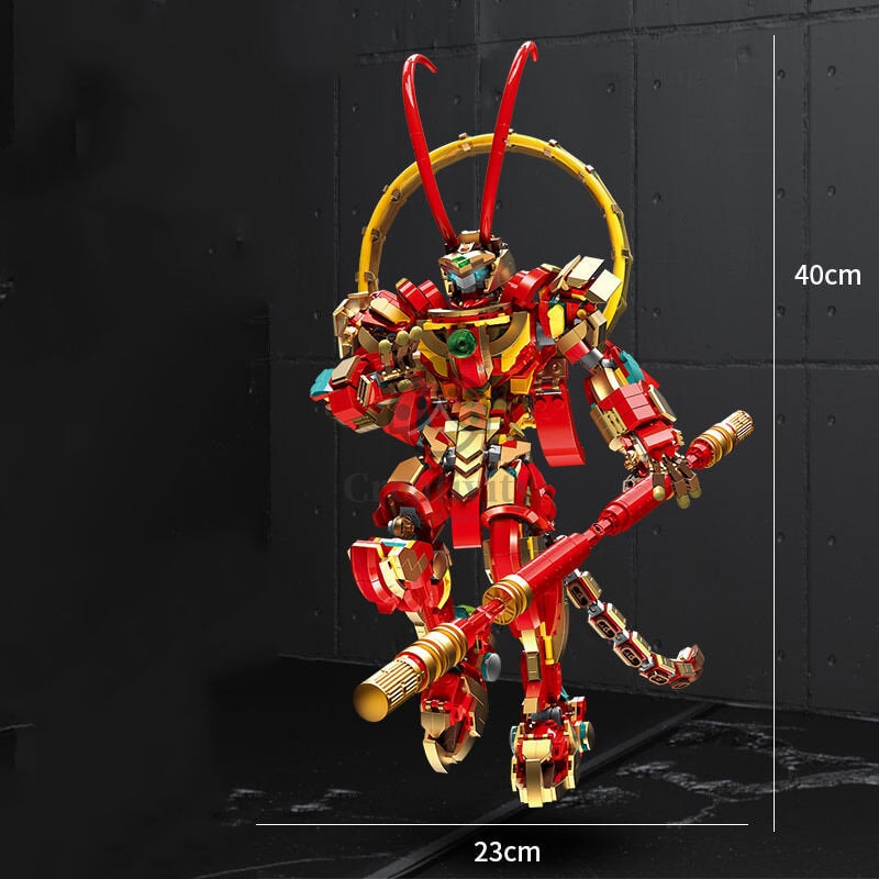 kawaiies-softtoys-plushies-kawaii-plush-The Great Monkey King Collection Royal Ruby Sun Wukong Building Blocks | NEW Build it 