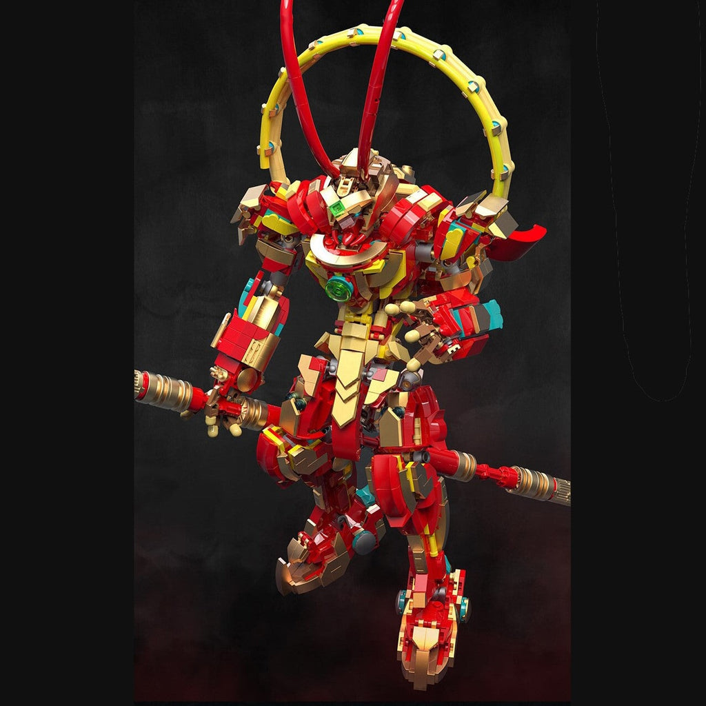 kawaiies-softtoys-plushies-kawaii-plush-The Great Monkey King Collection Royal Ruby Sun Wukong Building Blocks | NEW Build it 