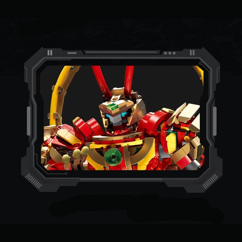 kawaiies-softtoys-plushies-kawaii-plush-The Great Monkey King Collection Royal Ruby Sun Wukong Building Blocks | NEW Build it 