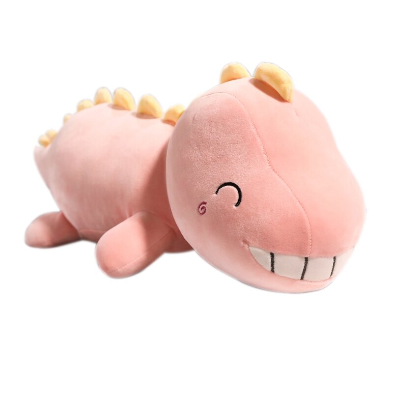 kawaiies-softtoys-plushies-kawaii-plush-The Joyful Laying Dinosaur Family Plushies | NEW Soft toy Pink 60cm 