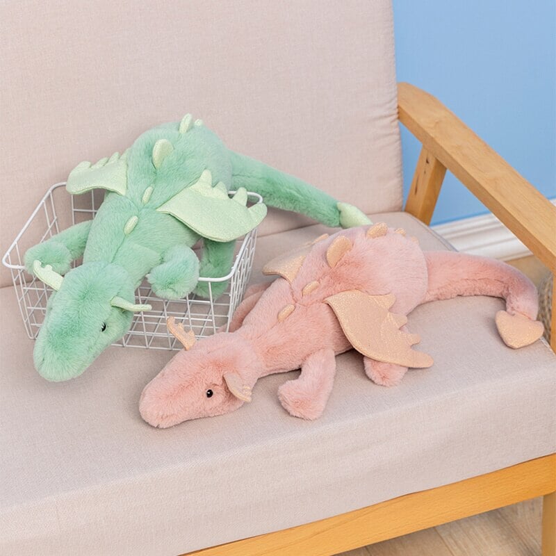 The Mighty Colored Dragon Family Soft Toys | NEW - Kawaiies - Adorable - Cute - Plushies - Plush - Kawaii