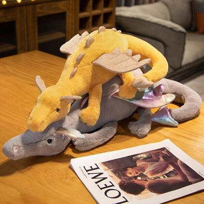 The Mighty Colored Dragon Family Soft Toys | NEW - Kawaiies - Adorable - Cute - Plushies - Plush - Kawaii