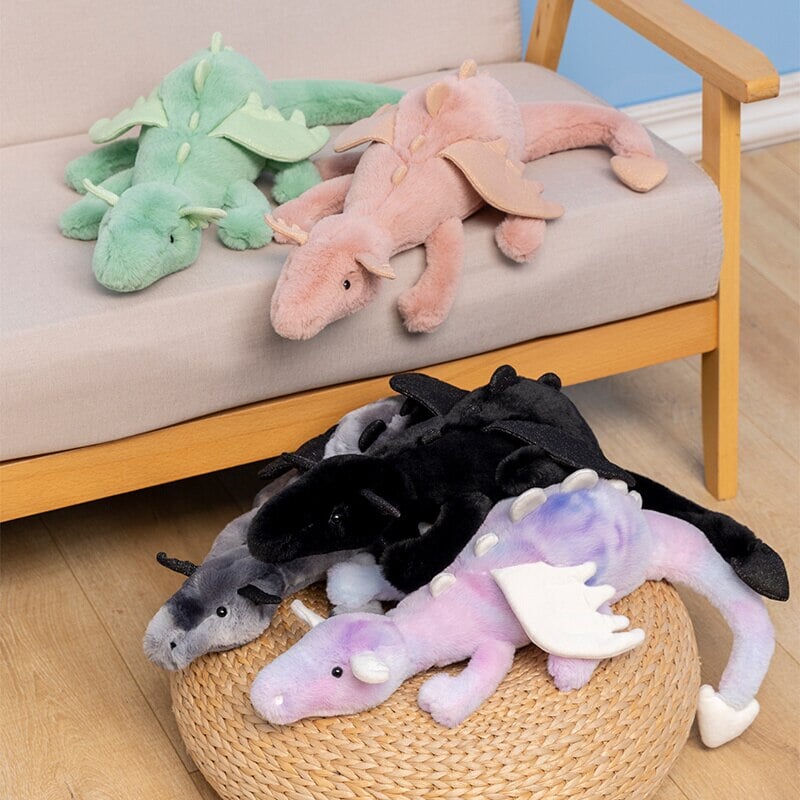 The Mighty Colored Dragon Family Soft Toys | NEW - Kawaiies - Adorable - Cute - Plushies - Plush - Kawaii