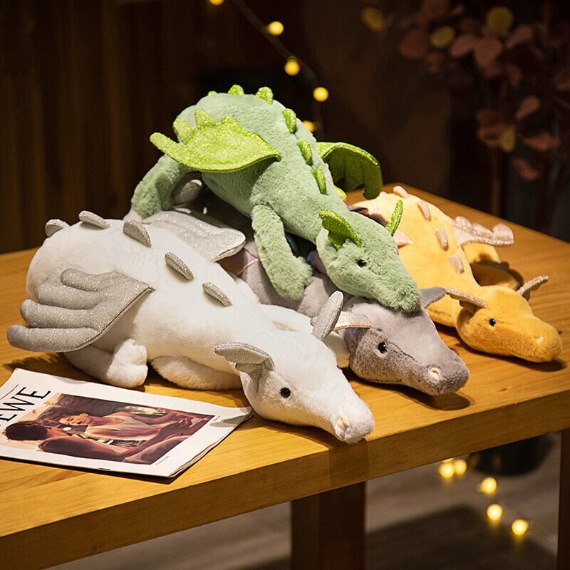 The Mighty Colored Dragon Family Soft Toys | NEW - Kawaiies - Adorable - Cute - Plushies - Plush - Kawaii