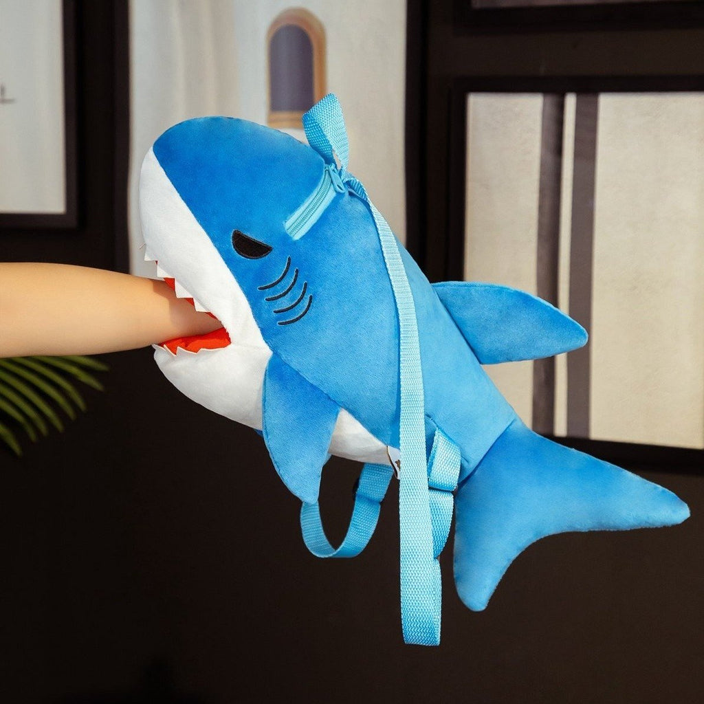 Tod the Shark Plush Backpack - Kawaiies - Adorable - Cute - Plushies - Plush - Kawaii