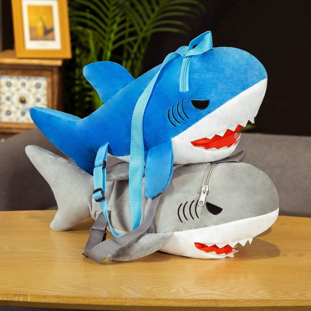 Tod the Shark Plush Backpack - Kawaiies - Adorable - Cute - Plushies - Plush - Kawaii