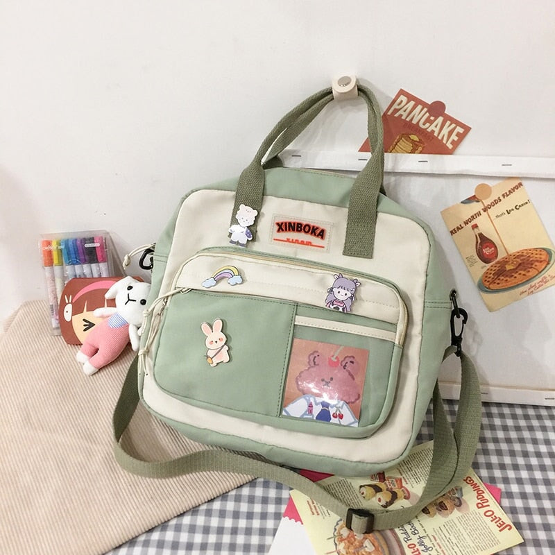 Two Tone Brown Bear Kawaii Side Bag - Kawaiies - Adorable - Cute - Plushies - Plush - Kawaii