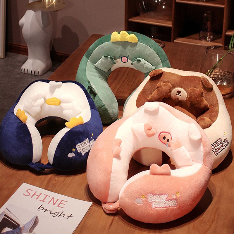 U-Shaped Travel Neck Support Pillow Kawaii Edition - Kawaiies - Adorable - Cute - Plushies - Plush - Kawaii