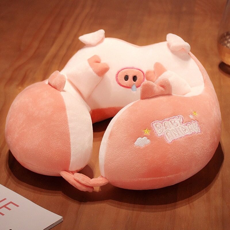 U-Shaped Travel Neck Support Pillow Kawaii Edition - Kawaiies - Adorable - Cute - Plushies - Plush - Kawaii