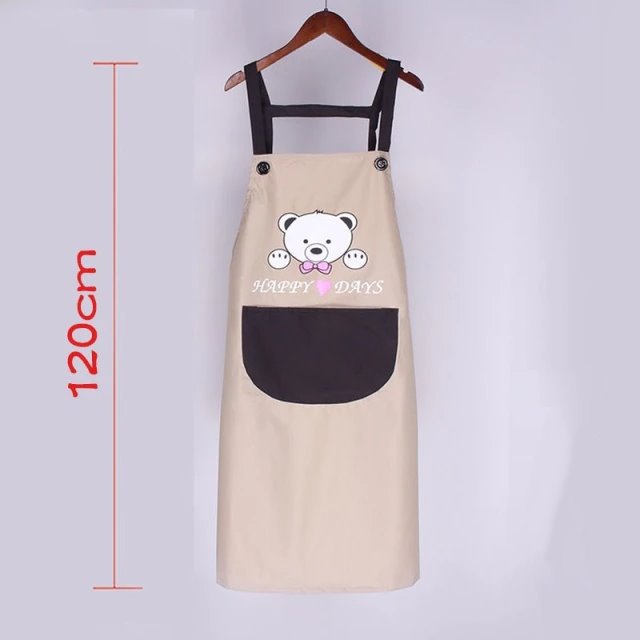 Very Cute and Extra Long Teddy Apron - Kawaiies - Adorable - Cute - Plushies - Plush - Kawaii