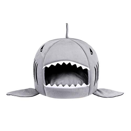 Warm Cosy Shark Pet Bed House - Kawaiies - Adorable - Cute - Plushies - Plush - Kawaii