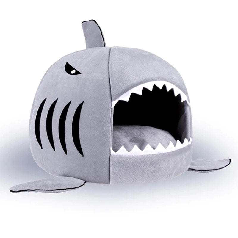 Warm Cosy Shark Pet Bed House - Kawaiies - Adorable - Cute - Plushies - Plush - Kawaii