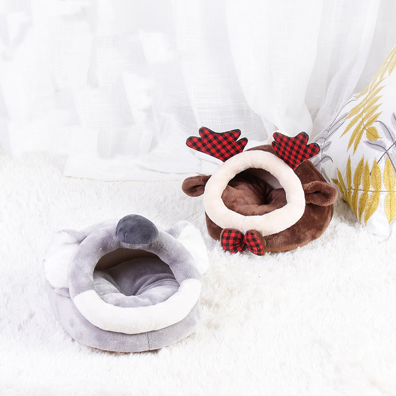 Warm Hamster Guinea Pig Bunny Mini Reindeer Koala Beds Hideout Caves - Kawaiies - Adorable - Cute - Plushies - Plush - Kawaii