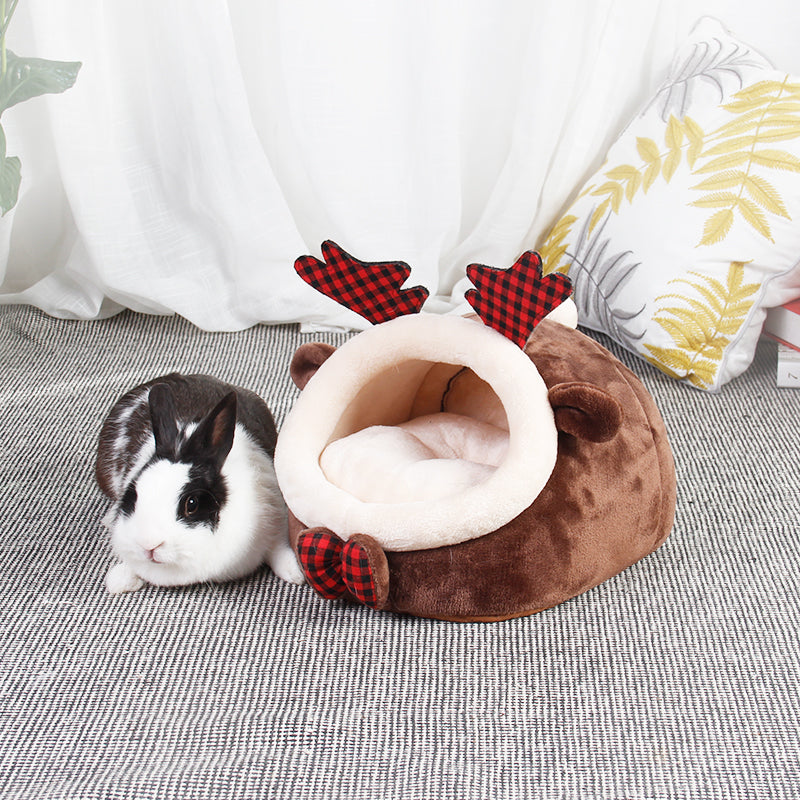 Warm Hamster Guinea Pig Bunny Mini Reindeer Koala Beds Hideout Caves - Kawaiies - Adorable - Cute - Plushies - Plush - Kawaii