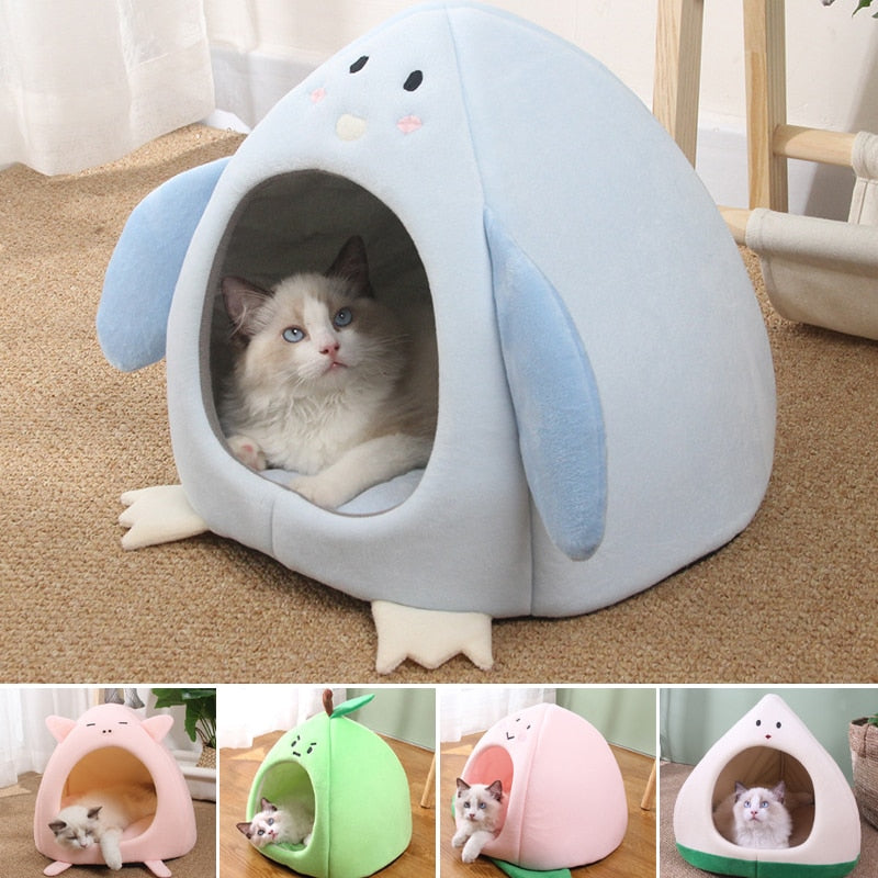 Kawaii Cat Dog Pet Bed Cave Hideout - Kawaiies - Adorable - Cute - Plushies - Plush - Kawaii