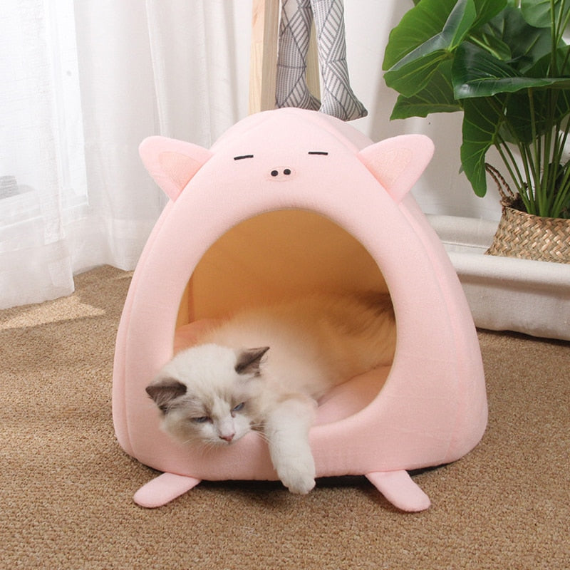 Kawaii Cat Dog Pet Bed Cave Hideout - Kawaiies - Adorable - Cute - Plushies - Plush - Kawaii