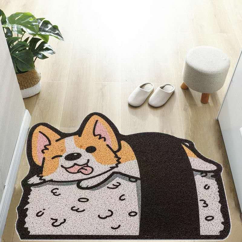 Corgi welcome mat sale
