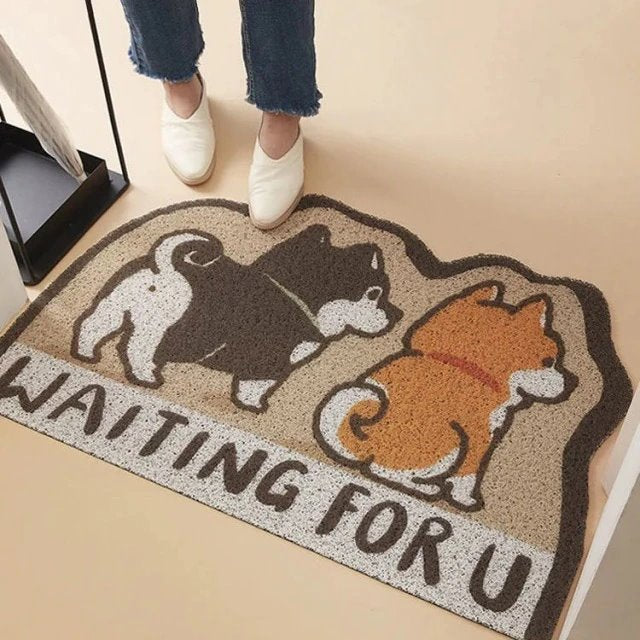 Welcome home Dog Mat - Kawaiies - Adorable - Cute - Plushies - Plush - Kawaii