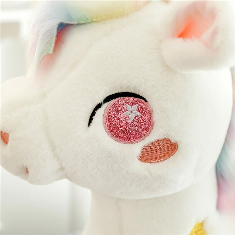 White Dreamy Unicorn Pony Plushie - Kawaiies - Adorable - Cute - Plushies - Plush - Kawaii