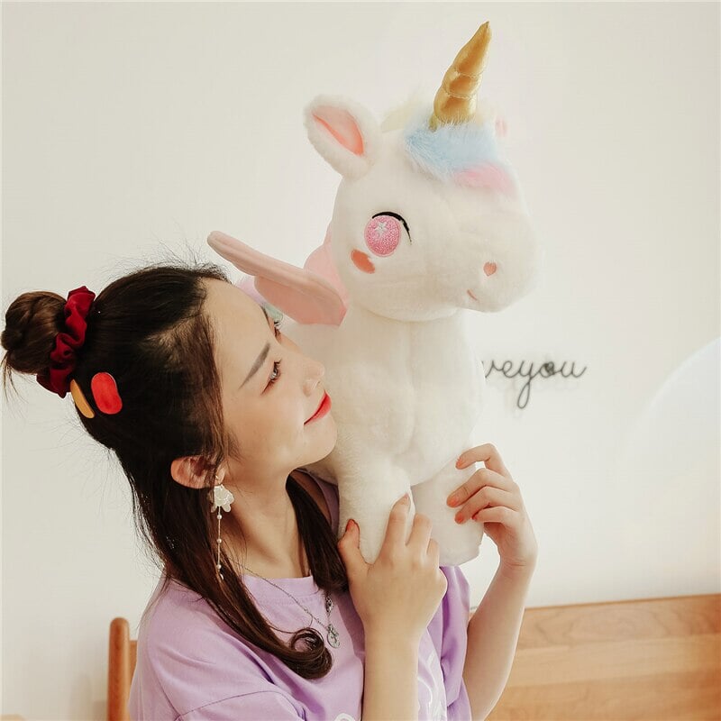 White Dreamy Unicorn Pony Plushie - Kawaiies - Adorable - Cute - Plushies - Plush - Kawaii
