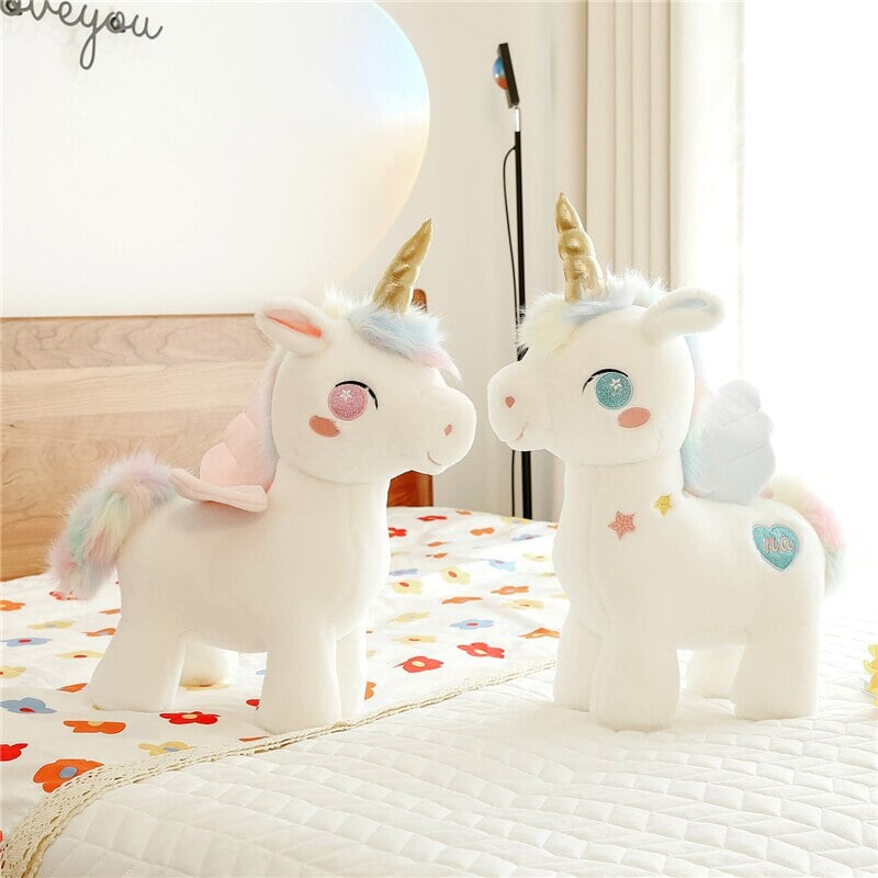 White Dreamy Unicorn Pony Plushie - Kawaiies - Adorable - Cute - Plushies - Plush - Kawaii