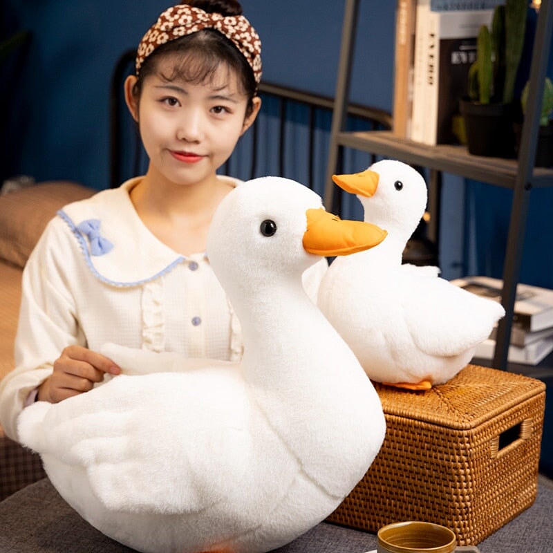 White Duck Plushie - Kawaiies - Adorable - Cute - Plushies - Plush - Kawaii