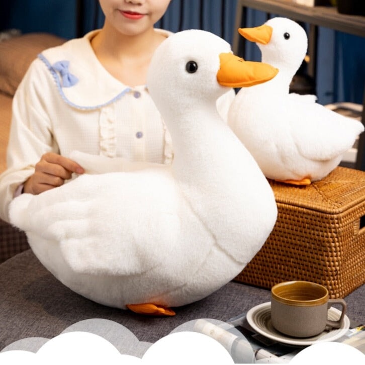 White Duck Plushie - Kawaiies - Adorable - Cute - Plushies - Plush - Kawaii