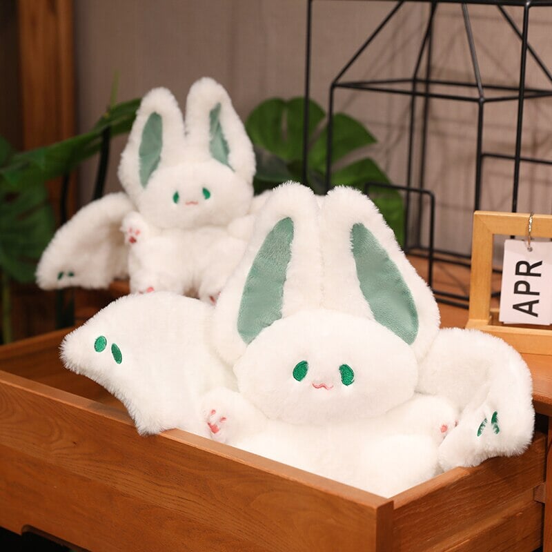 kawaiies-softtoys-plushies-kawaii-plush-White Kawaii Fluffy Bat Plushie | NEW Soft toy 