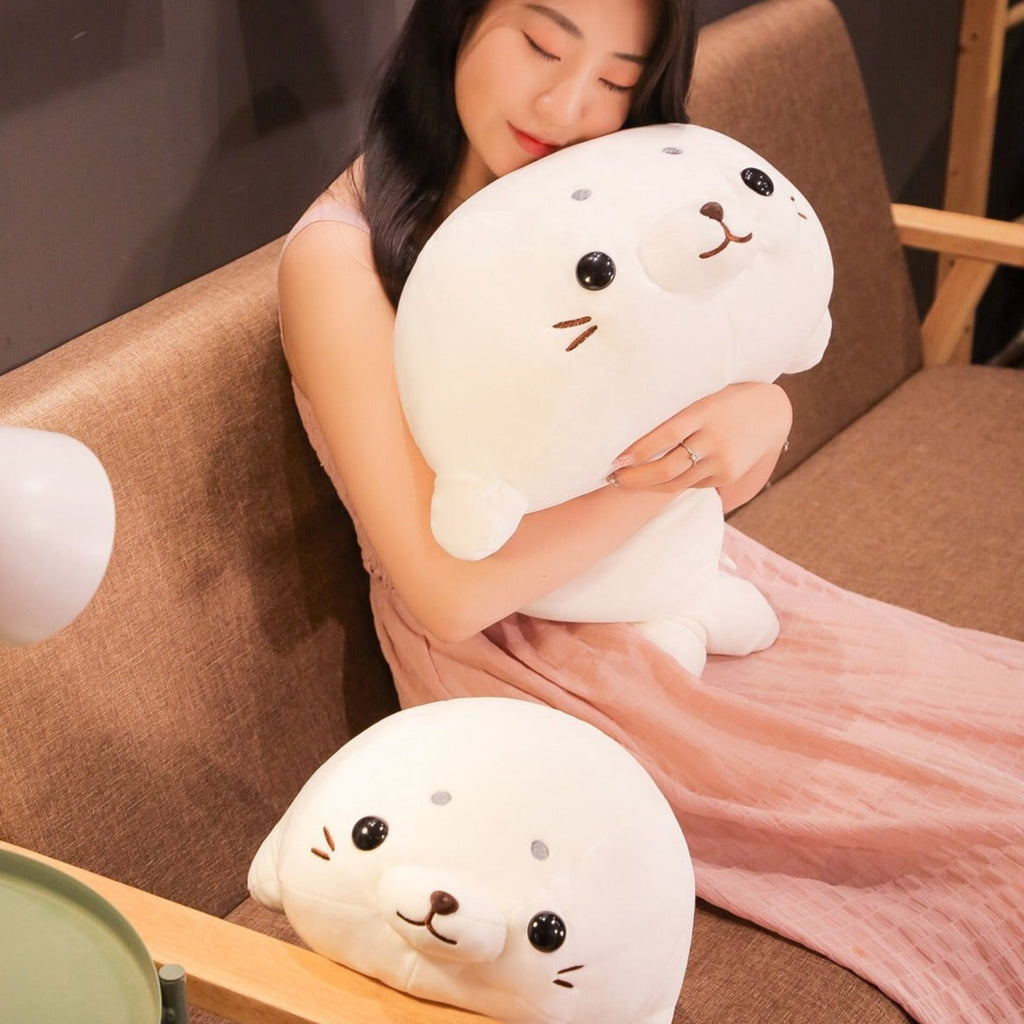 White Seal Plushies - Kawaiies - Adorable - Cute - Plushies - Plush - Kawaii