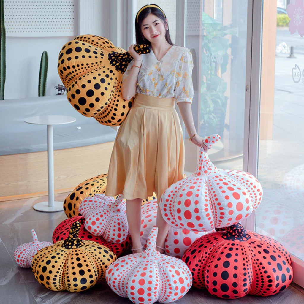 Yayoi Kusama Halloween Pumpkin Plushies - Kawaiies - Adorable - Cute - Plushies - Plush - Kawaii