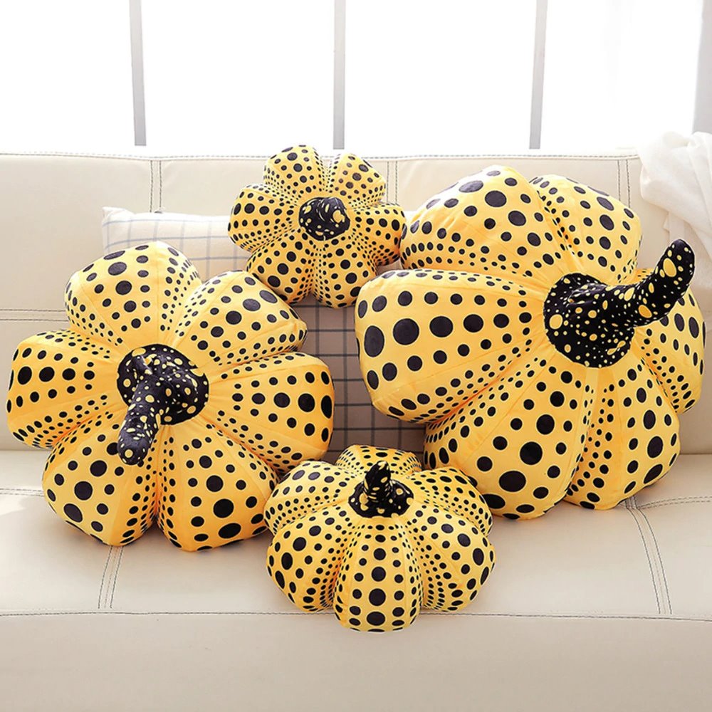 Yayoi Kusama Halloween Pumpkin Plushies - Kawaiies - Adorable - Cute - Plushies - Plush - Kawaii