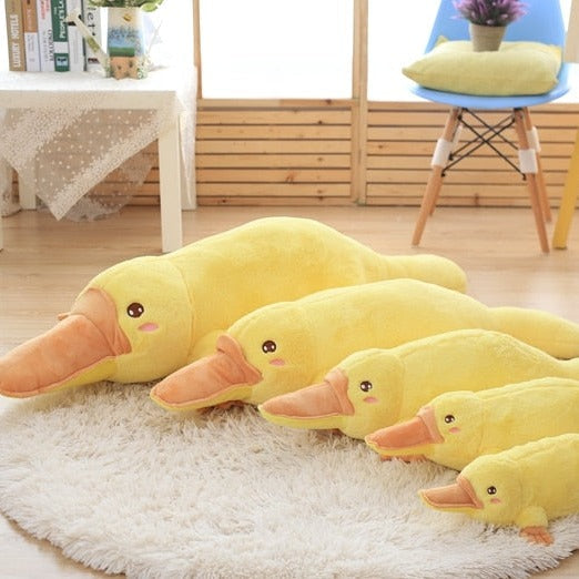 Yellow Kawaii Long Snuggly Platypus Plushie - Kawaiies - Adorable - Cute - Plushies - Plush - Kawaii