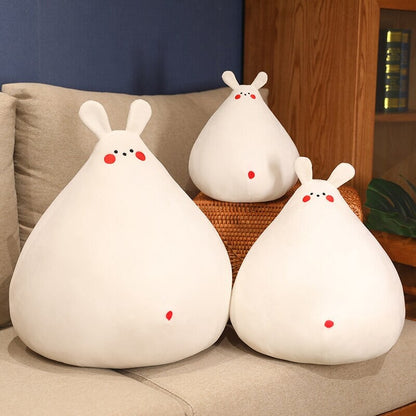 kawaiies-softtoys-plushies-kawaii-plush-Zuki the White Bunny Plushie with Mini Face | NEW Soft toy 